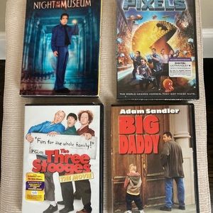 Set of 4 action/comedy DVDs - 5 discs total
